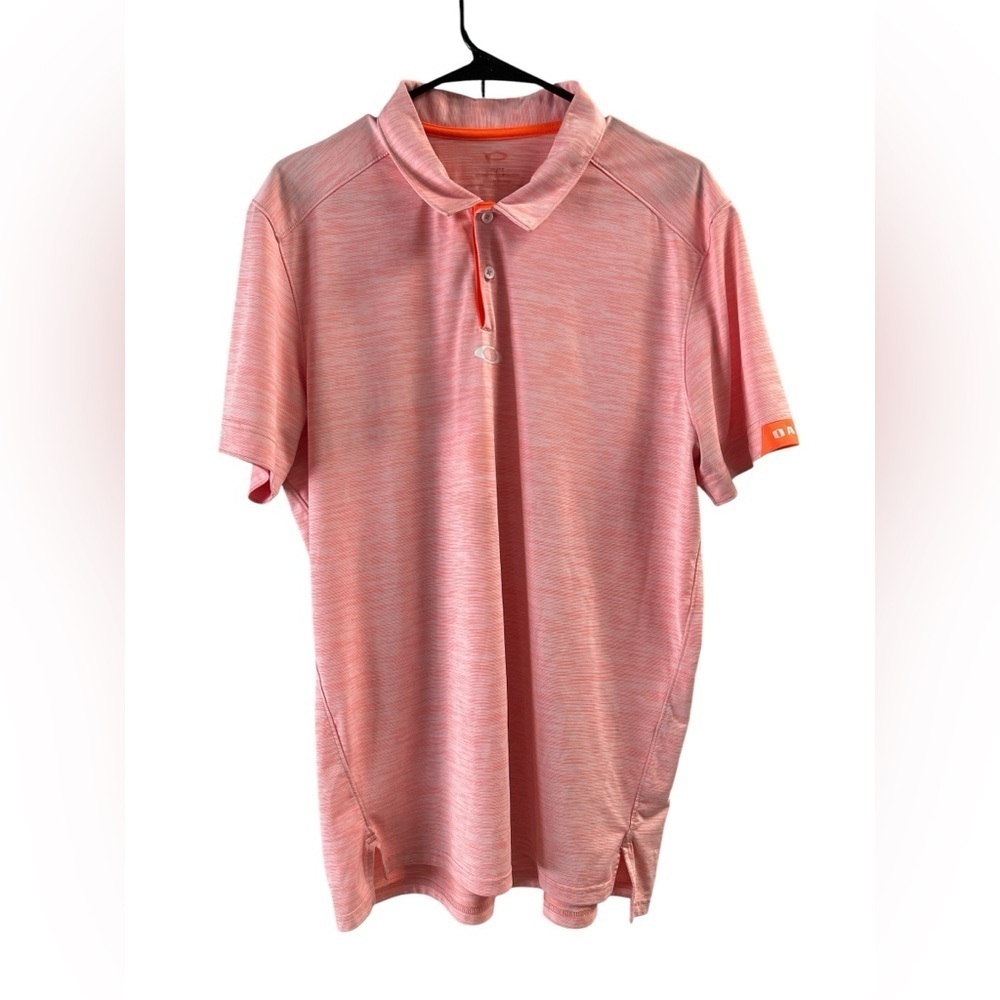 Oakley Orange performance short sleeve polo shirt